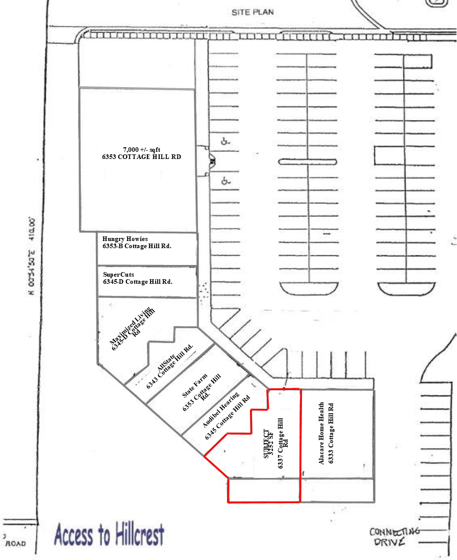 3252 SQFT Site Plan